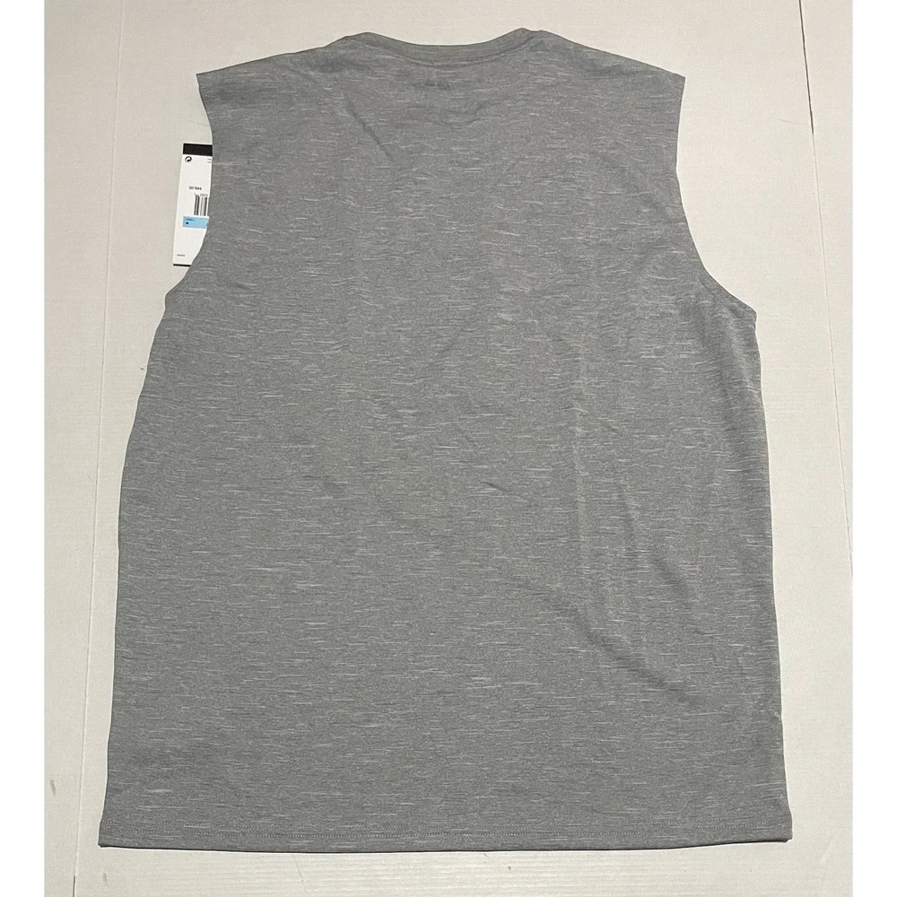 NIKE Mens Medium Essential Hydroguard Swim Tank top UPF 40+ NESSA588-090 NWT!!